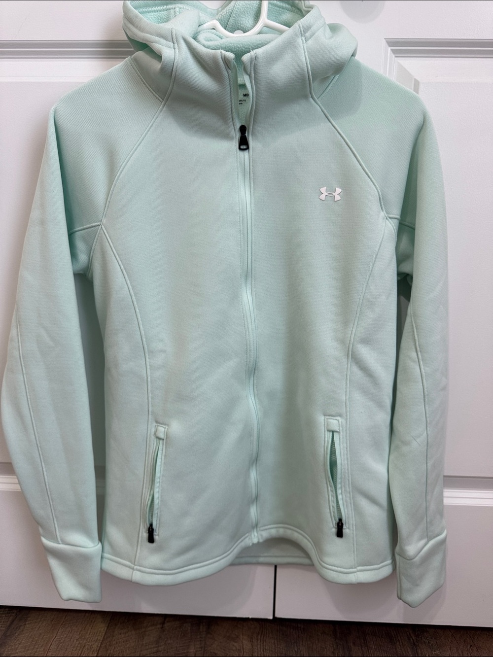 Under Armour Light Mint Full-Zip Hooded Jacket